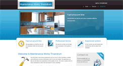 Desktop Screenshot of maintenanceworkstrivandrum.com
